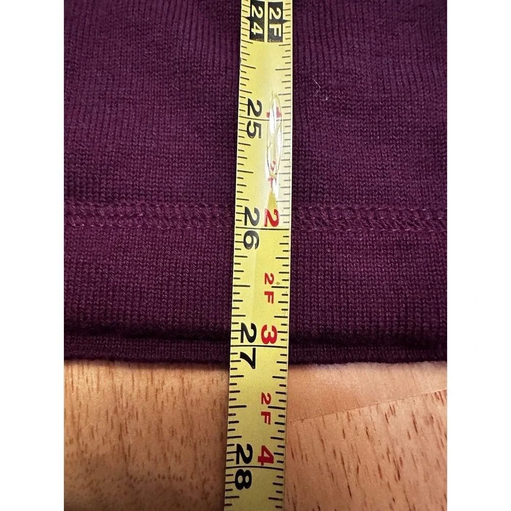 Sundance Sweater Men's Burgundy Highland Stitch Henley Mockneck Size Large